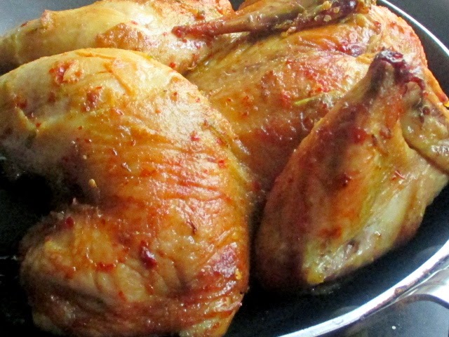 For the Love of Food : Spatchcock 'Gondhoraj' Chicken