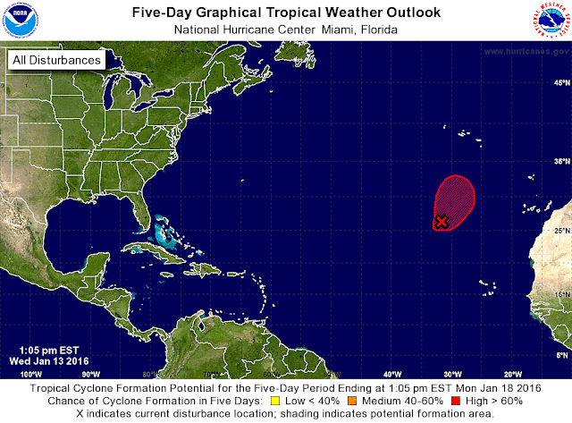 La tormenta subtropical Alex no afectará a Canarias