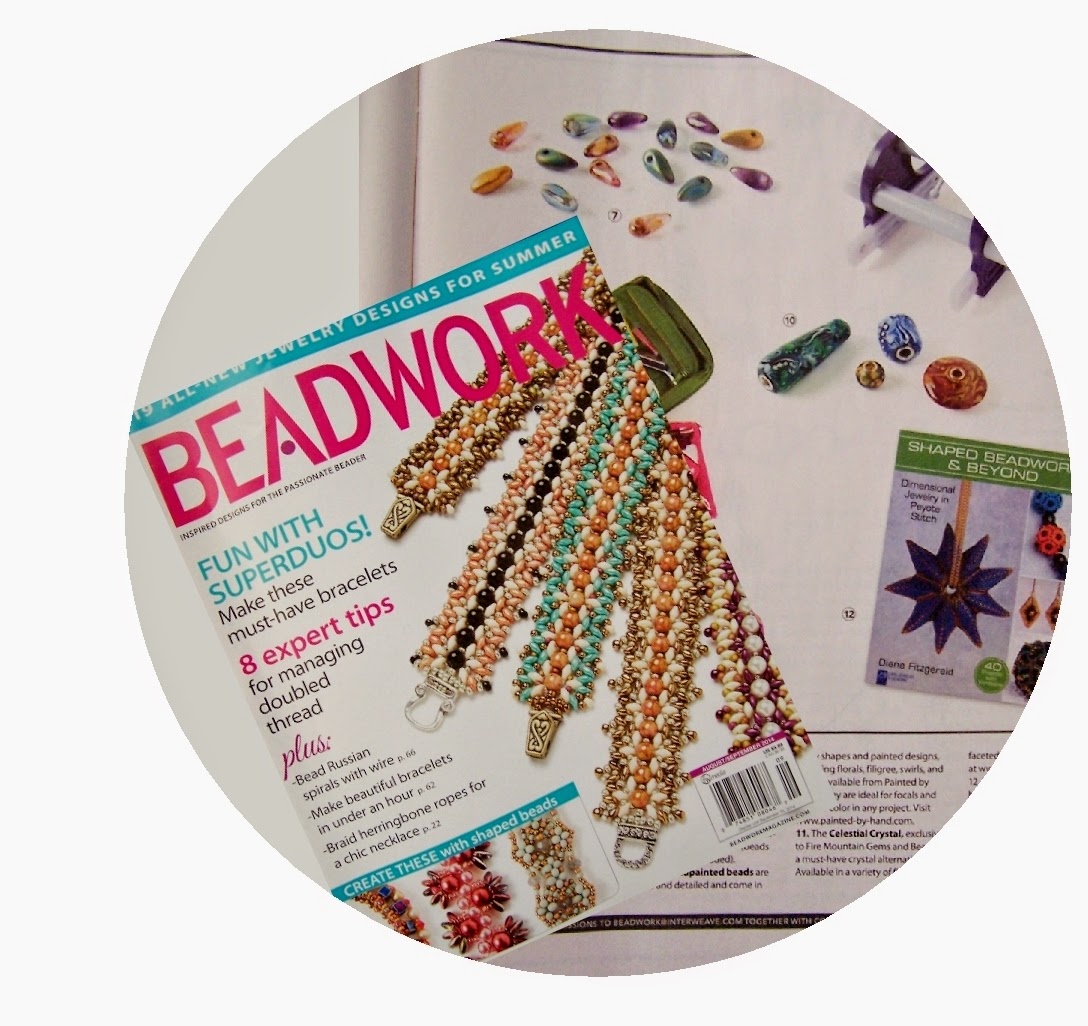 Featured in Beadwork Magazine!