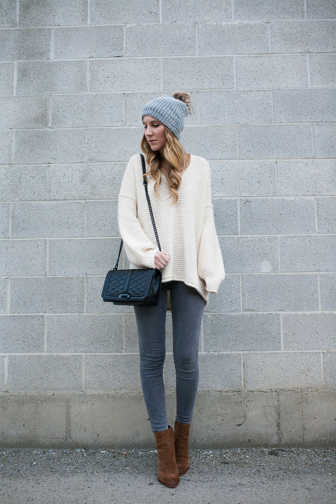 Cozy Cream Sweater Twenties Girl Style