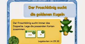 Kerstins Krabbelwiese: Legekarten - Das Doppelte