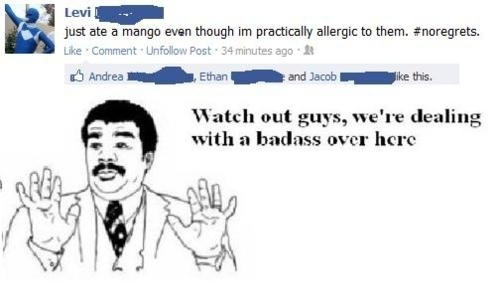 Watch Out Guys, We're Dealing With A Badass Over Here 