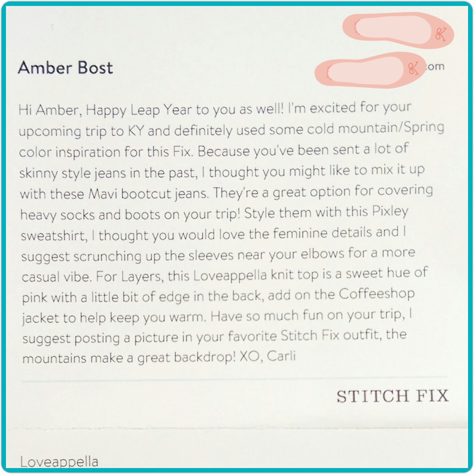 stitch fix notes