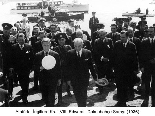 Atatürk İngiltere Kralı Edward 1936 Fotoğraf