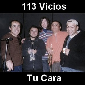 113 Vicios - Tu Cara Letra y acordes de guitarra y piano