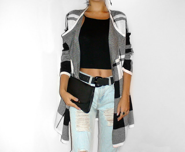 black and white outfits