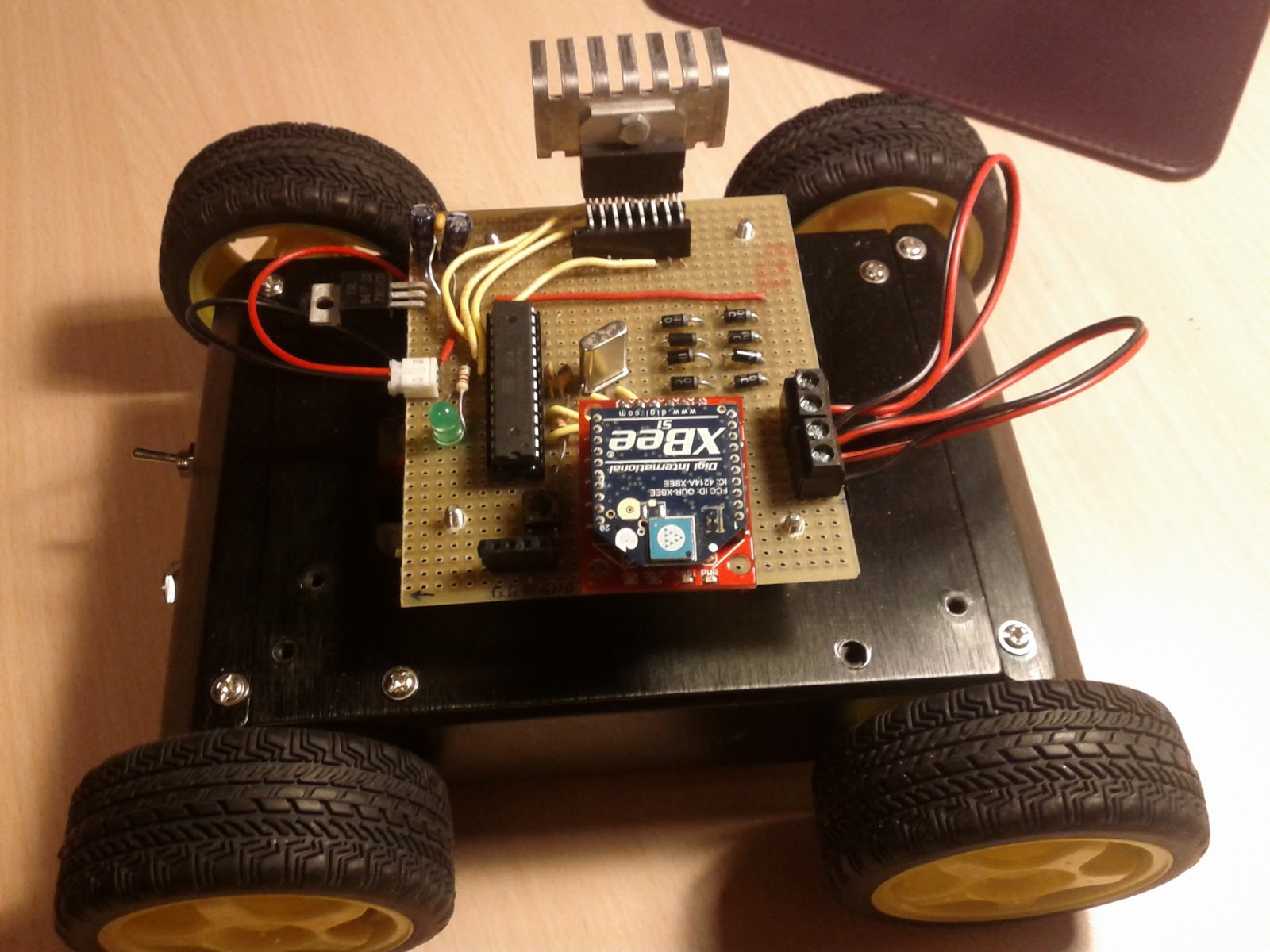 Learning Purposeful Science: Arduino rc car using L298 and Xbee S1