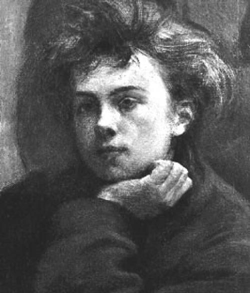Arthur Rimbaud from a painting by Henri Fantin-Latour.
