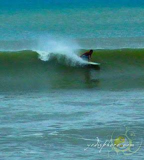 Awesome waves suitable for surfing at Baler, Aurora Quezon Philippines