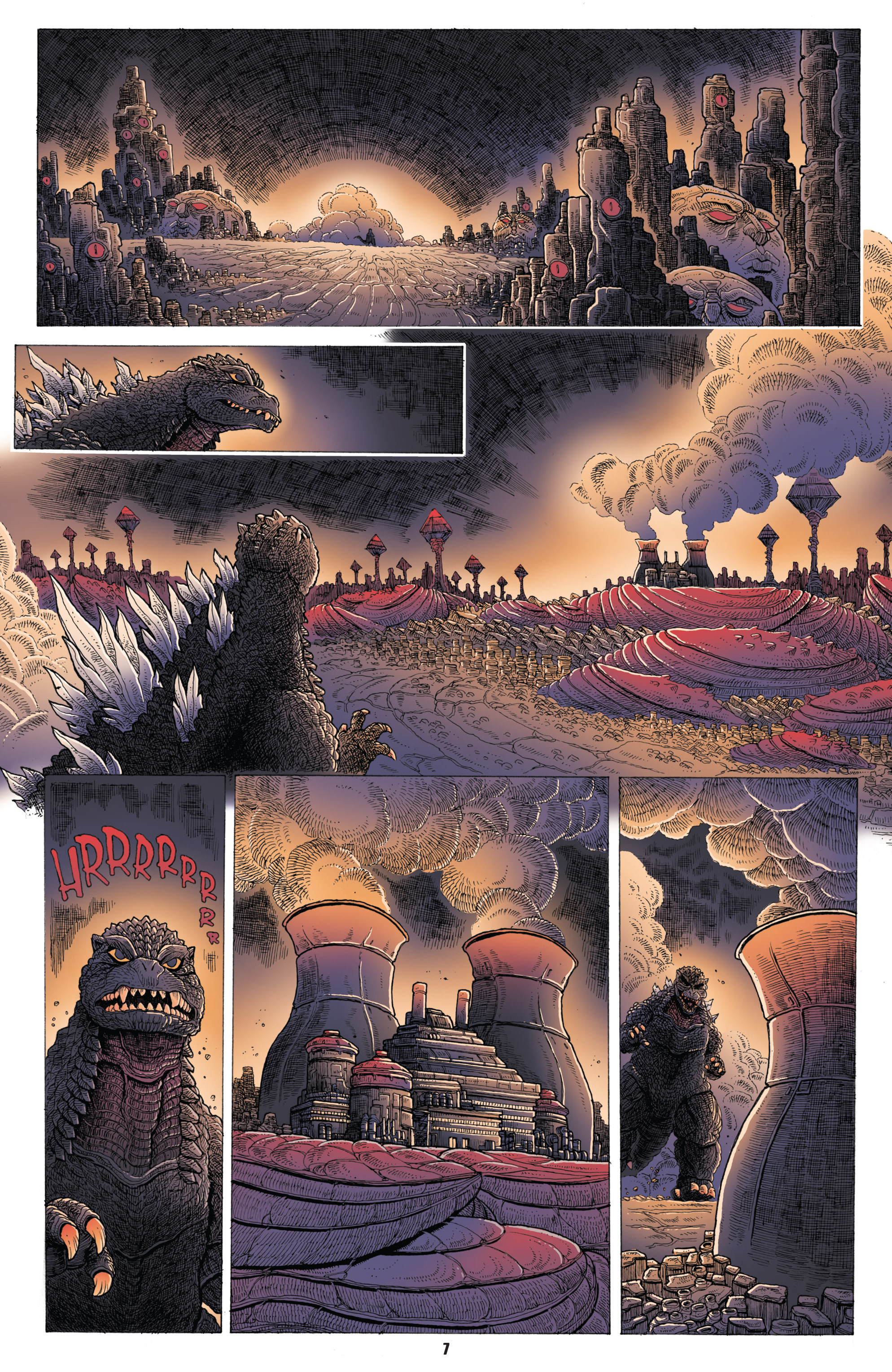 Read online Godzilla in Hell (2015) comic -  Issue #1 - 8