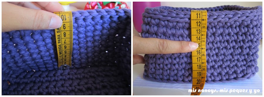 mis nancys, mis peques y yo, tutorial DIY funda cestas, medir alto cesta