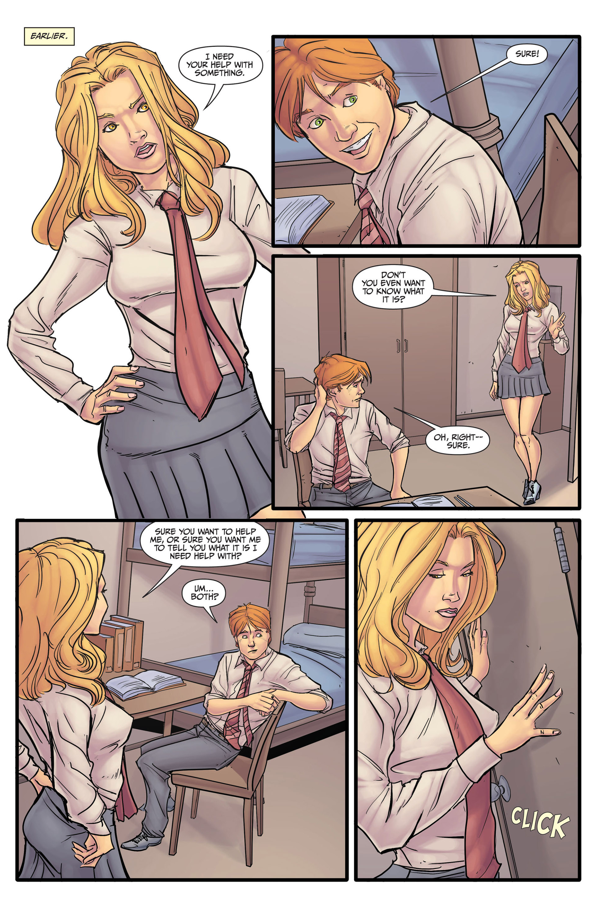 Read online Morning Glories comic -  Issue # _TPB 1 - 110