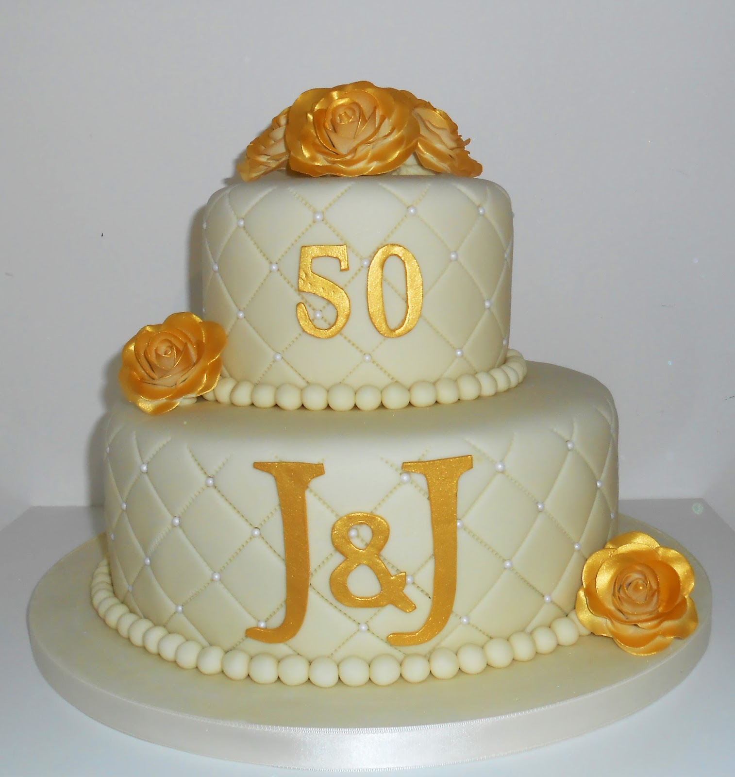 The Coloured Bubble Cakery Jenny & John's 50th Wedding