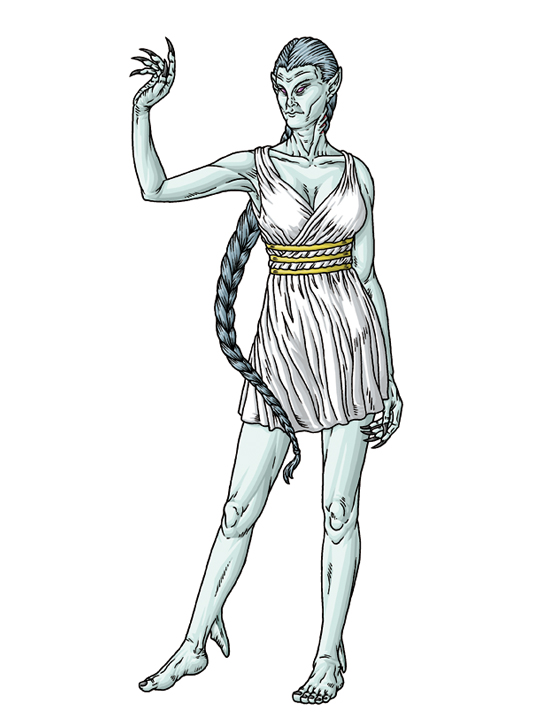 calypso goddess drawing