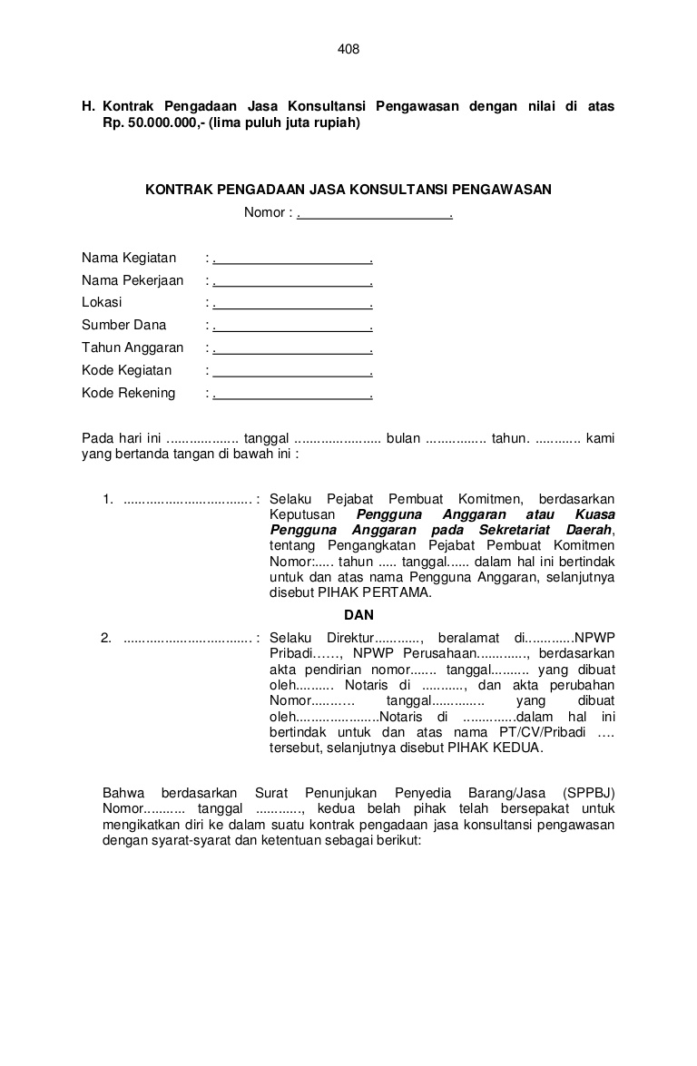 Contoh Adendum Kontrak Wood Scribd Indo