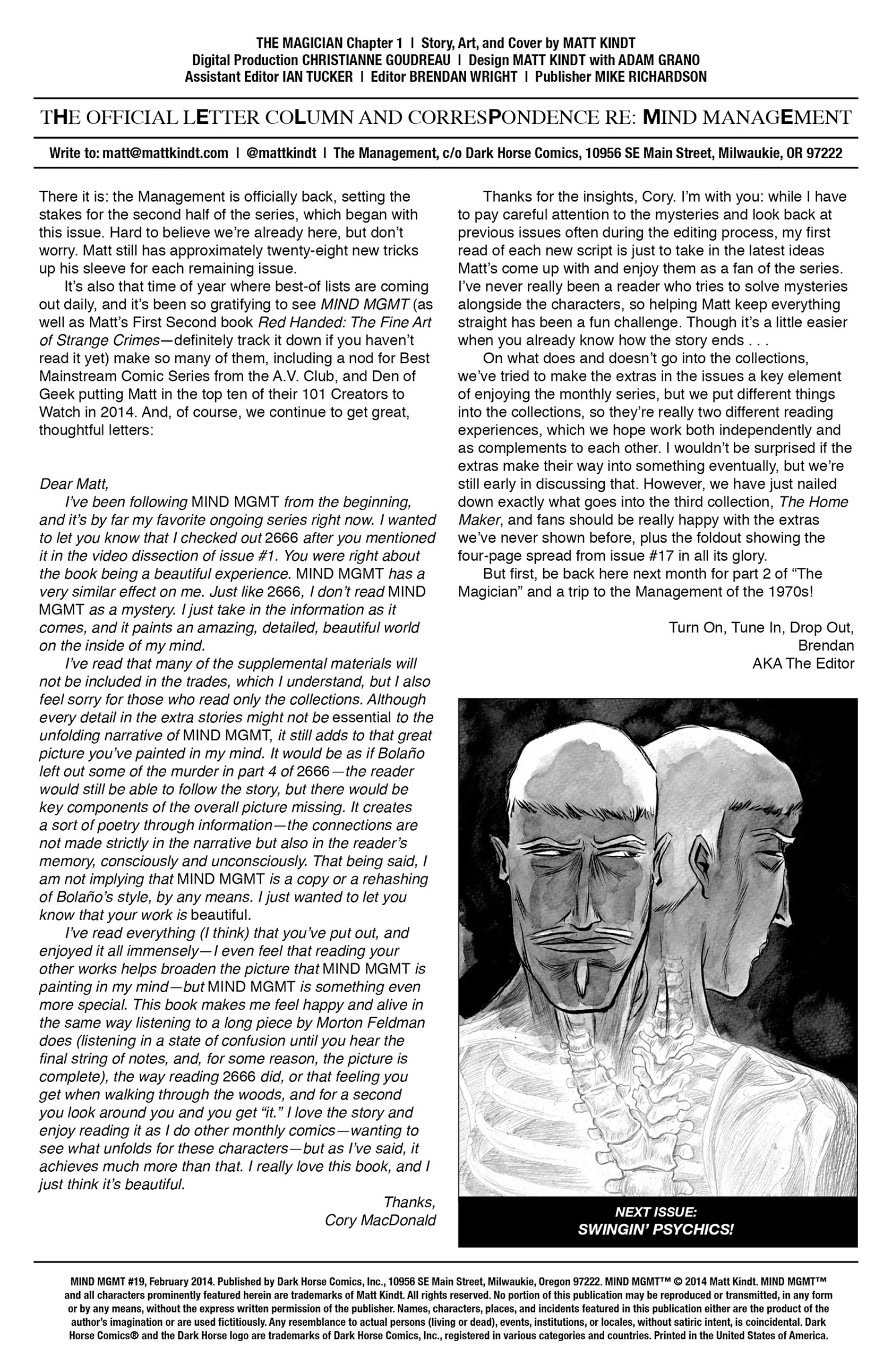Read online MIND MGMT comic -  Issue #19 - 27
