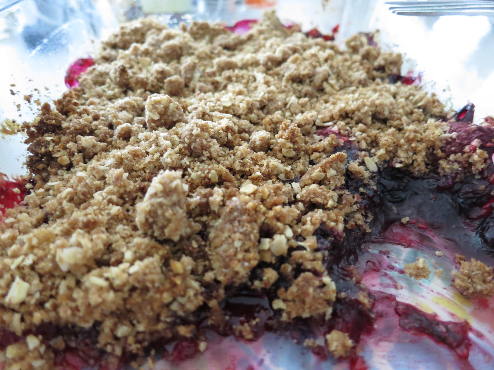 Foodistique RaspberryBlueberry Crisp / Orman Meyveli Crisp