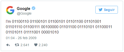 26 Datos curiosos de Google Clase de InformáTICa: Primer tweet de Google