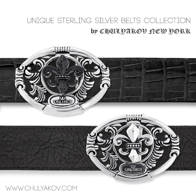 Unique Sterling Silver Belts Collection by ©Chulyakov New York. Handmade in USA.
