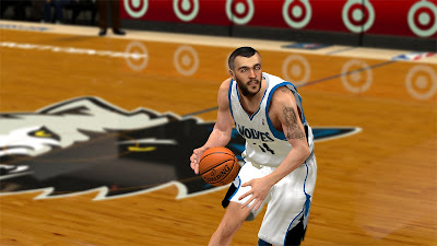 NBA 2K13 Nikola Pekovic Cyberface Patch