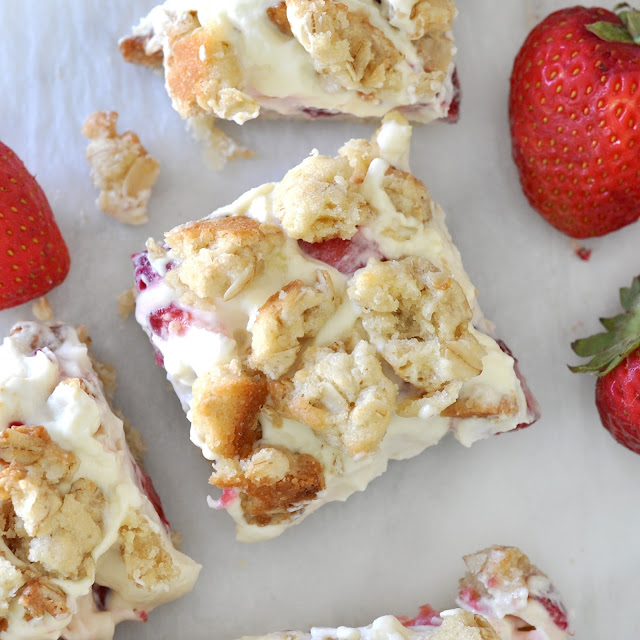 Cooking with Manuela Strawberry and Cream Bars