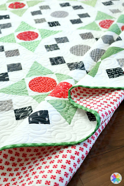 Game Night - a fat quarter Christmas quilt by Andy of A Bright Corner  - quilt pattern from the Fresh Fat Quarter Quilts book