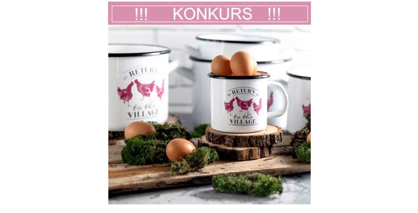 Wygraj zestaw dwóch kubków emaliowanych z kolekcji Village Konkurs