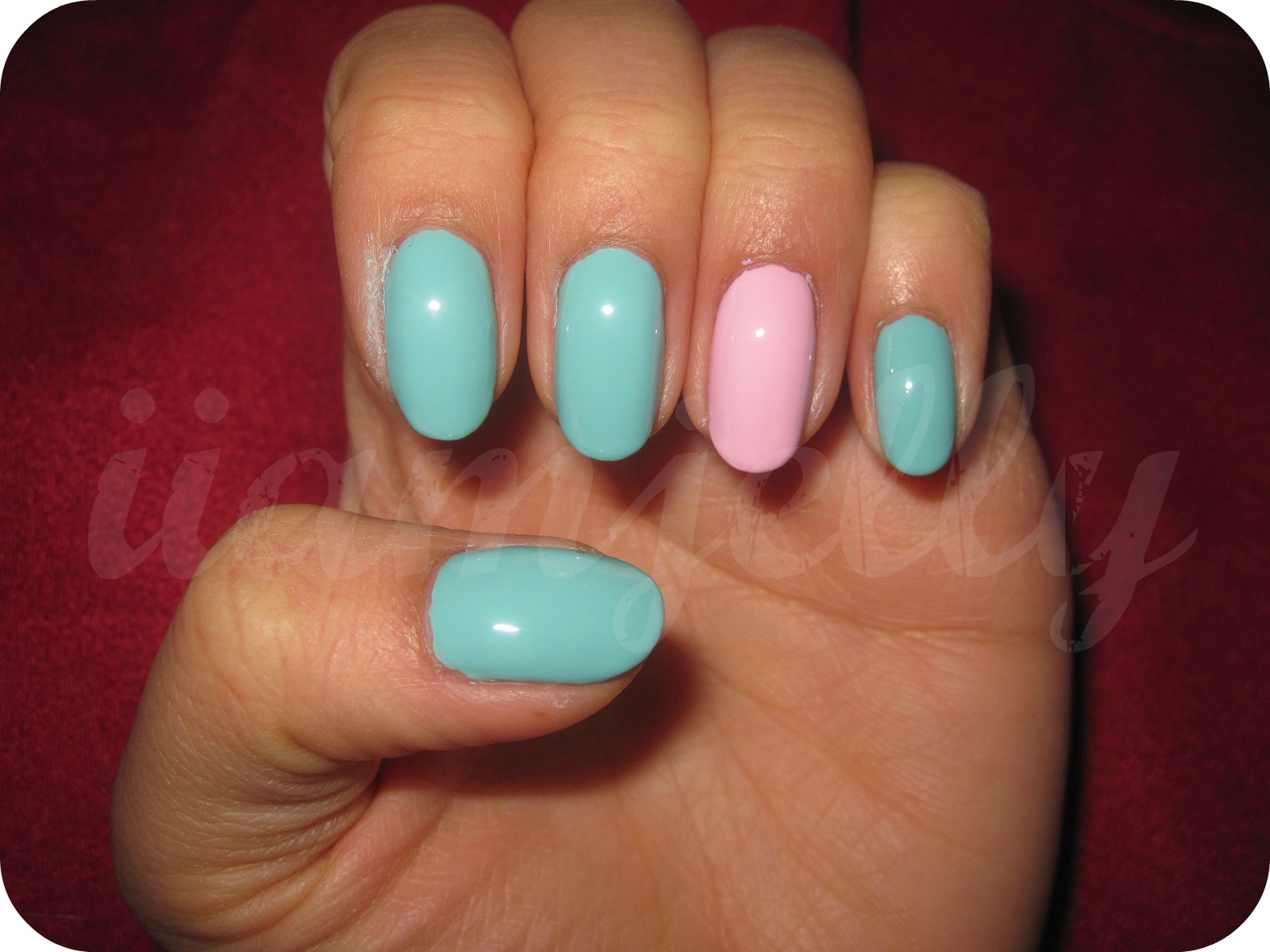 Jelly's Nails Arizona Green Tea Inspired Nails!