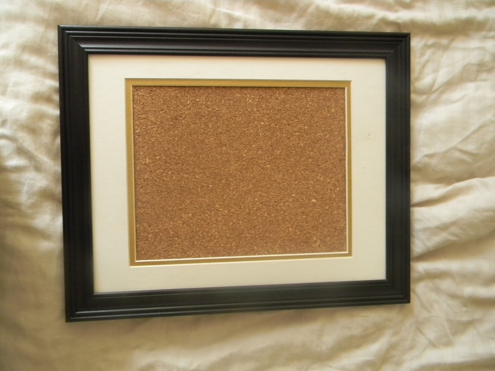 Create, Play, Teach Cork board frameEasy 5 minute project