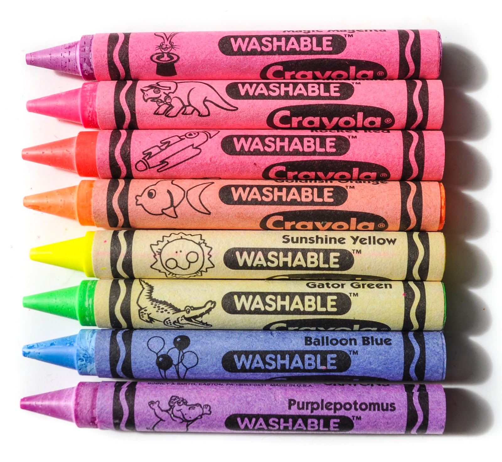 Crayola 5555 Kids First Large Washable Crayons 8 Count 