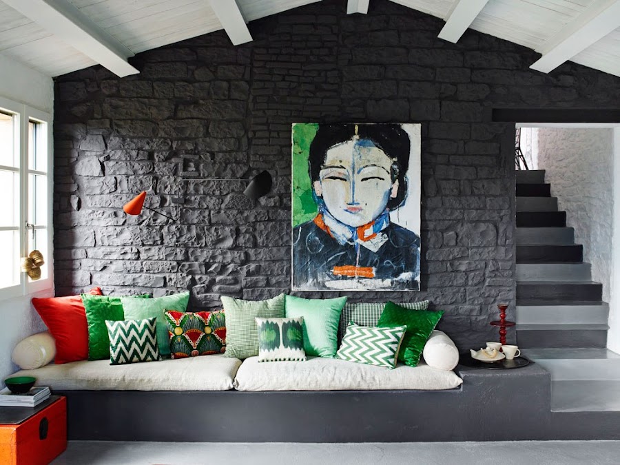 Una casa de piedra con interior impactante | Decoración