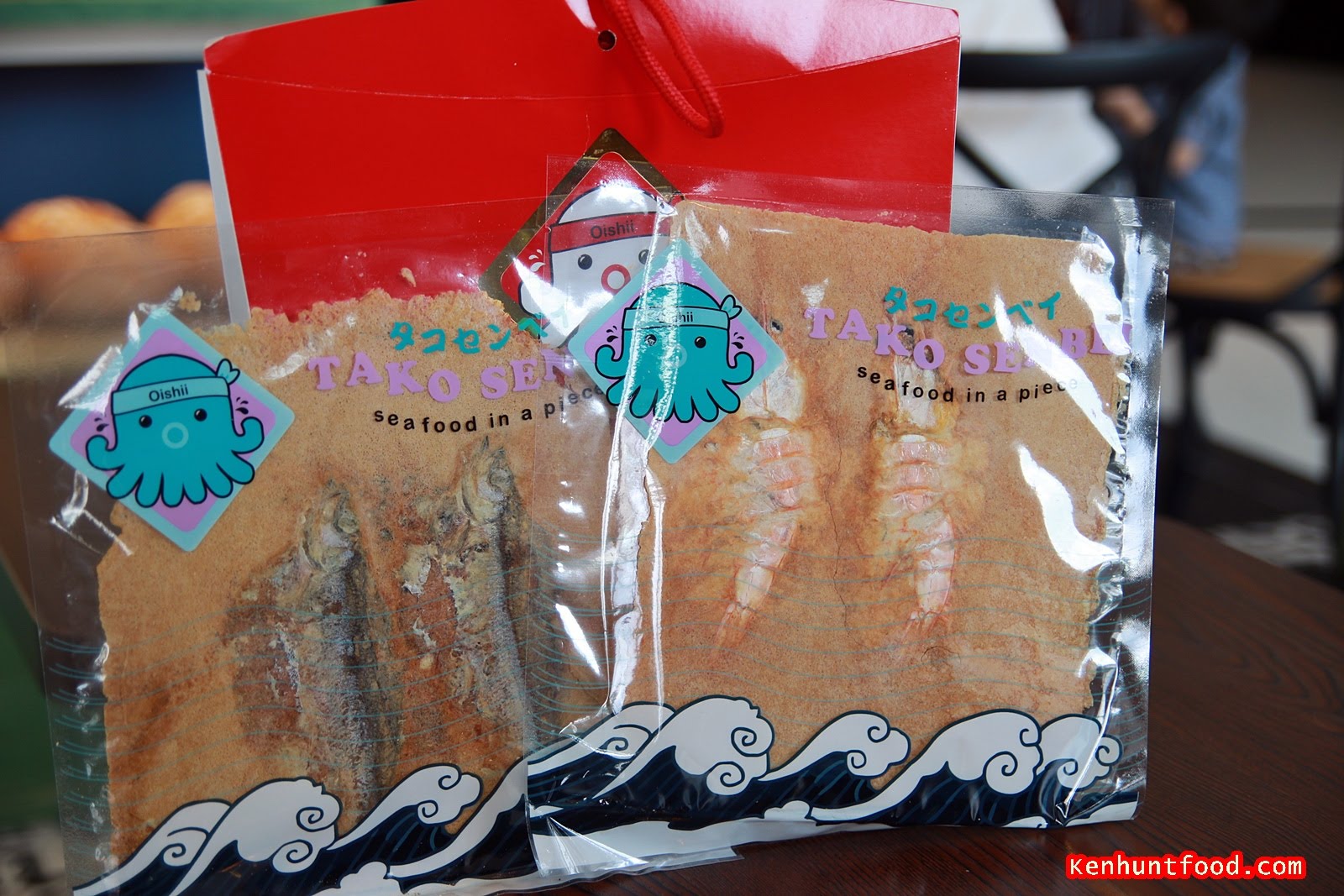 Ken Hunts Food Tako Senbei Japanese Seafood Crackers Gurney Plaza
