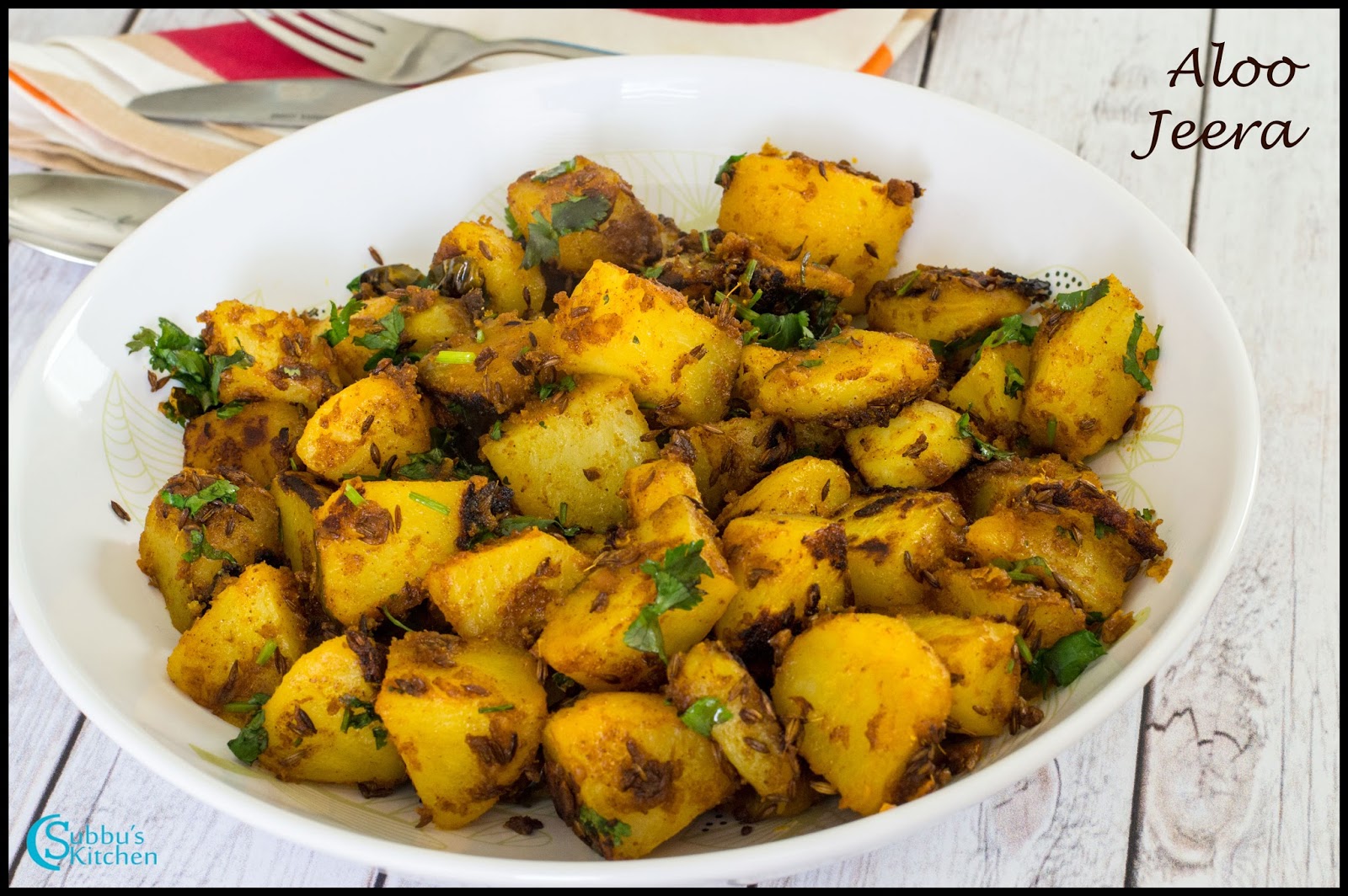 Aloo Jeera Recipe Jeera Aloo Recipe Potato with Cumin seeds Recipe