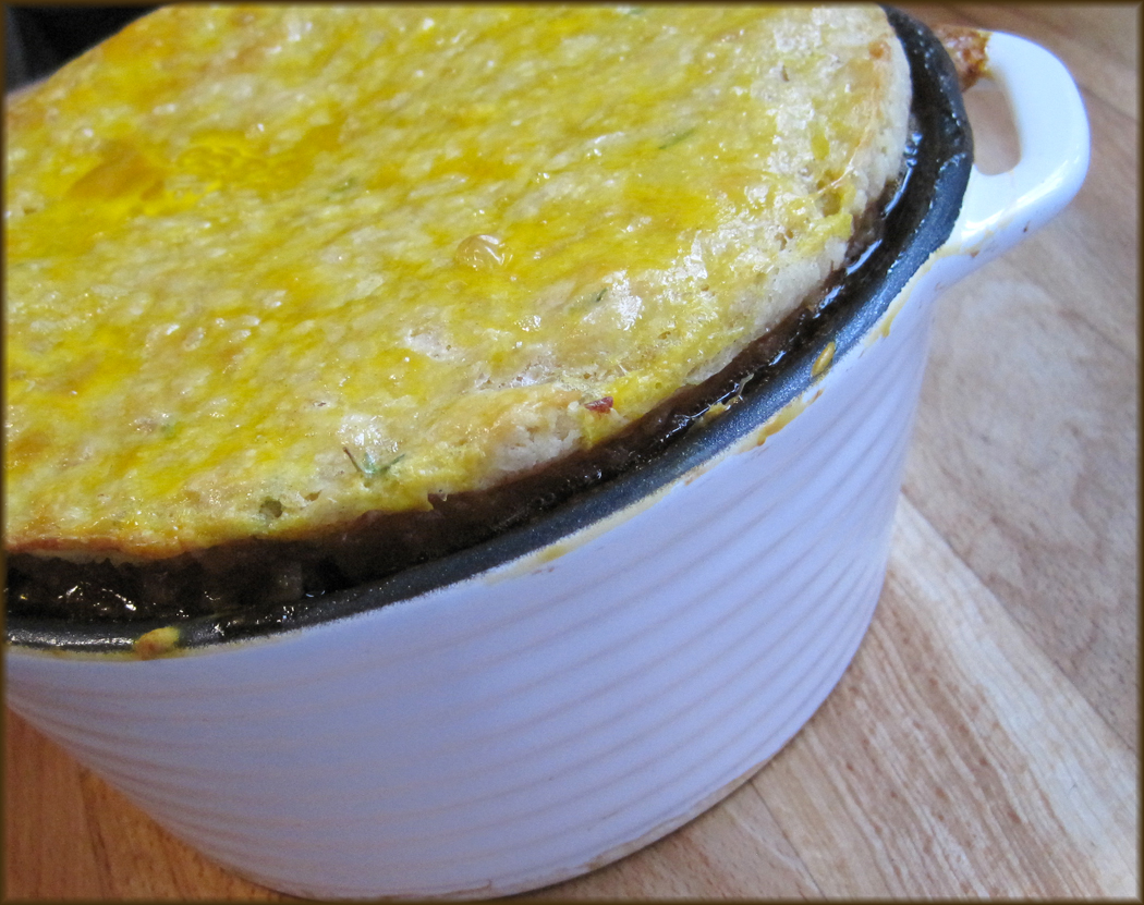 Roast Chicken and Vegetable Pot Pie with a Suet Crust A Glug of Oil