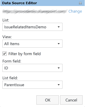 Filtering related items by the parent field