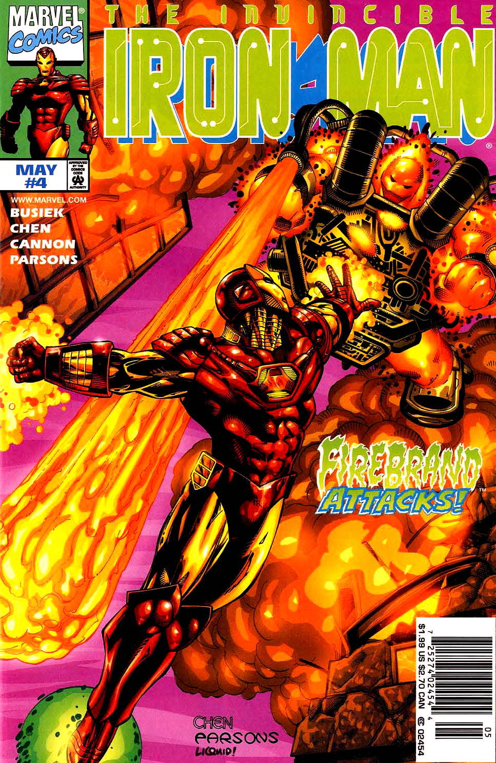 Read online Iron Man (1998) comic -  Issue #4 - 1
