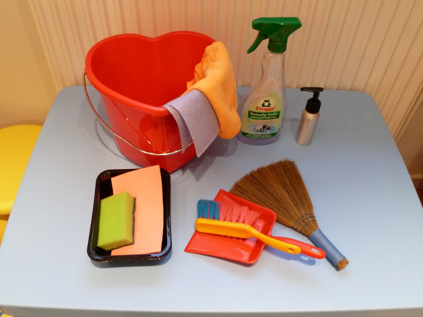 Family FECS Montessori Activity Preschooler's Cleaning Kit