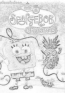 SpongeBob SquarePants Christmas coloring pages holiday.filminspector.com