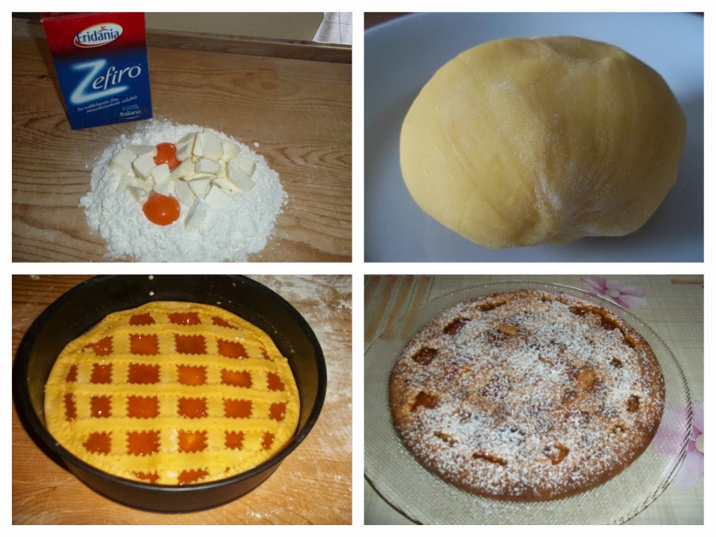 crostata di marmellata di albicocche