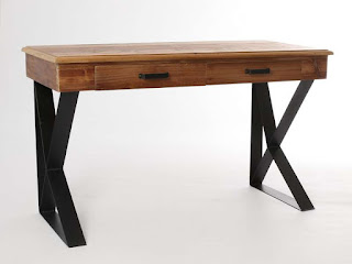 Mesa Escritorio Madera y Acero Adrion