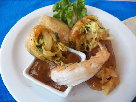 Shrimp and Bok Choy Spring Rolls