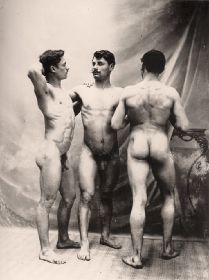 Early Male Nudes, 1880s to 1920's.