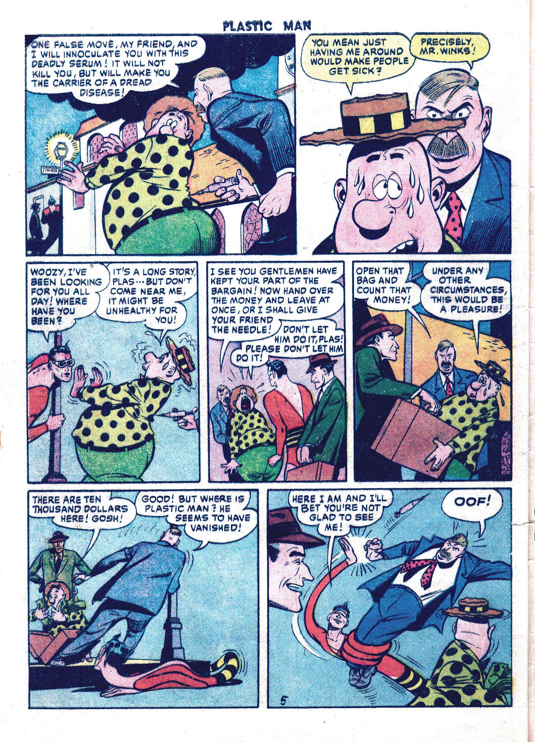 Read online Plastic Man (1943) comic -  Issue #49 - 30