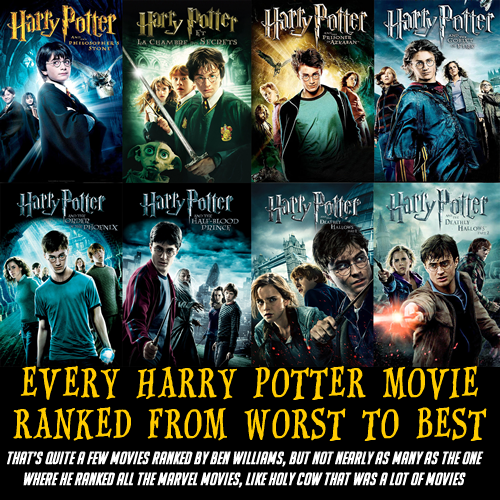 Every Harry Potter Movie Ranked From Worst To Best | Alt:Mag