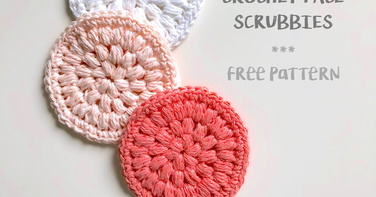 Crochet Pattern PDF, Crochet Scrubby Pattern, Scrubbies, Round