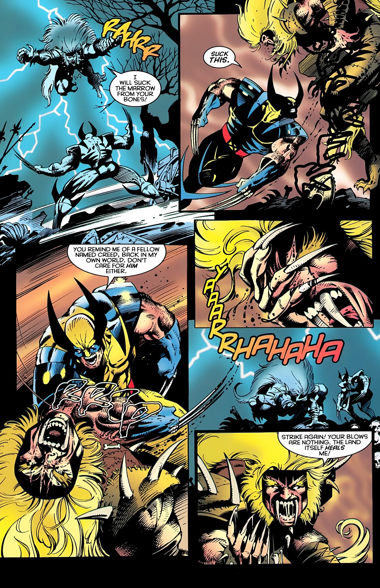 Read online Wolverine: Knight of Terra comic -  Issue # Full - 6