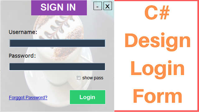 Design Login Form In C#