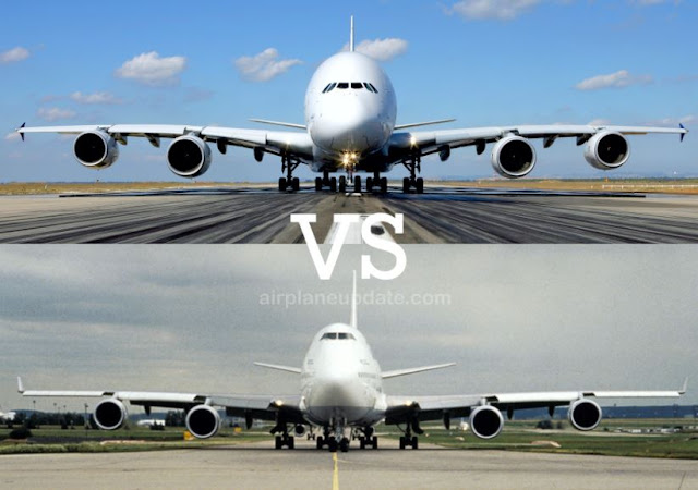 airbus a380 vs boeing 747 8