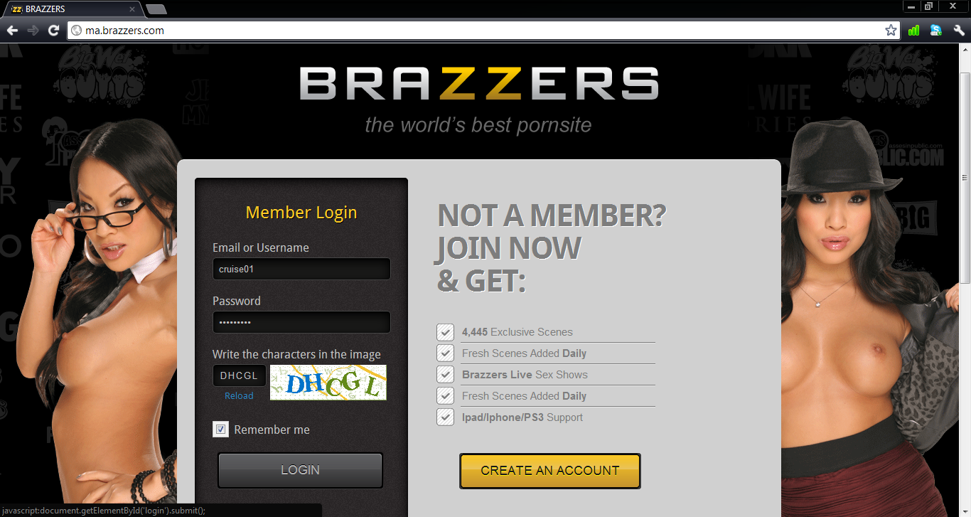 Brazzers free log in