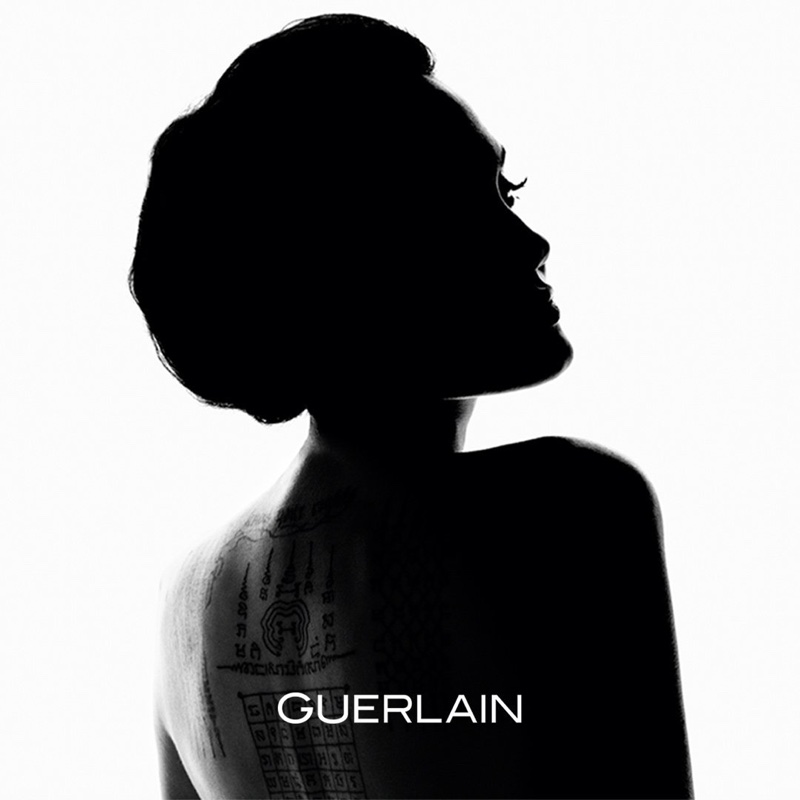 Angelina Jolie stars in the Mon Guerlain Fragrance Campaign